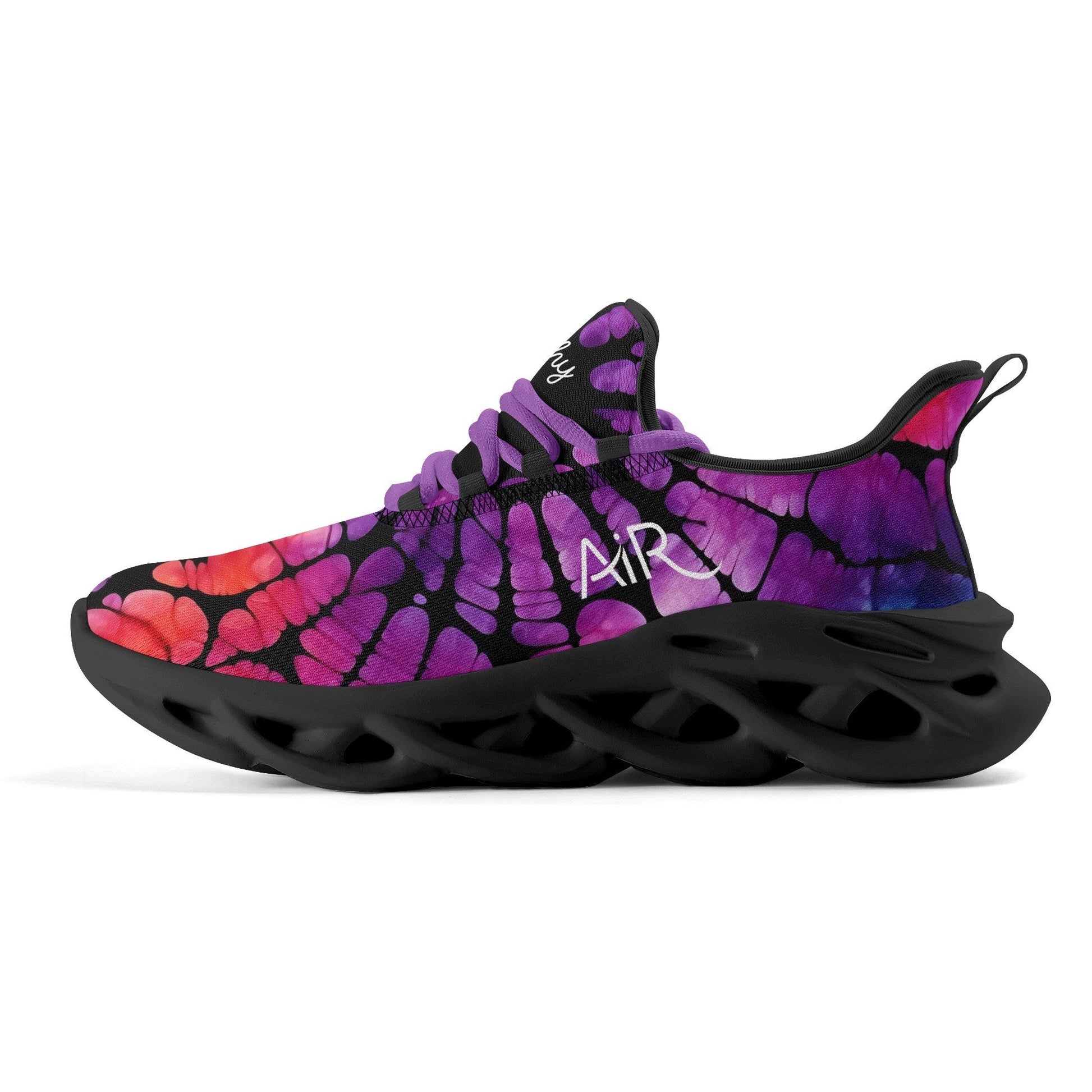 meeshy AIR Athletic Sneaker - Gothic Tie Dye v3 - Damen Sneaker JLR Design
