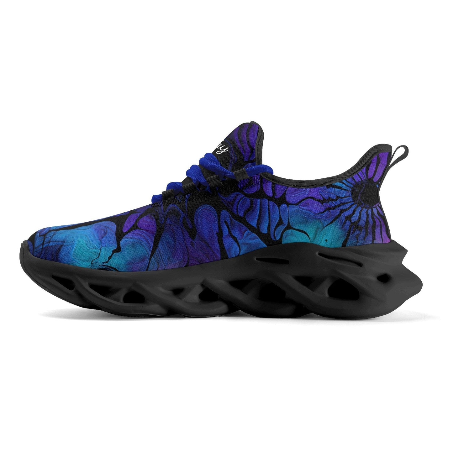 meeshy AIR Athletic Sneaker - Gothic Tie Dye v4 - Damen Sneaker JLR Design