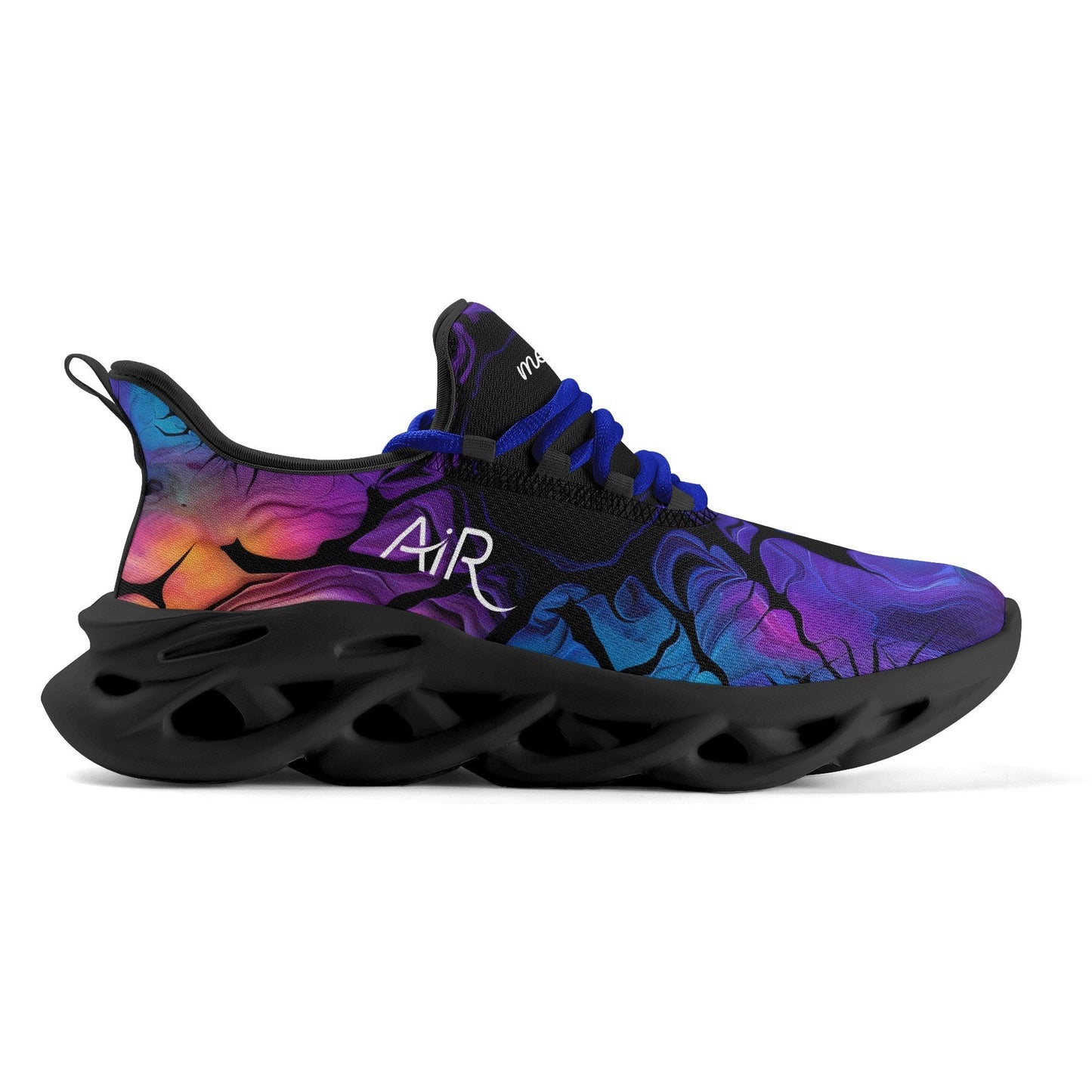 meeshy AIR Athletic Sneaker - Gothic Tie Dye v4 - Damen Sneaker JLR Design