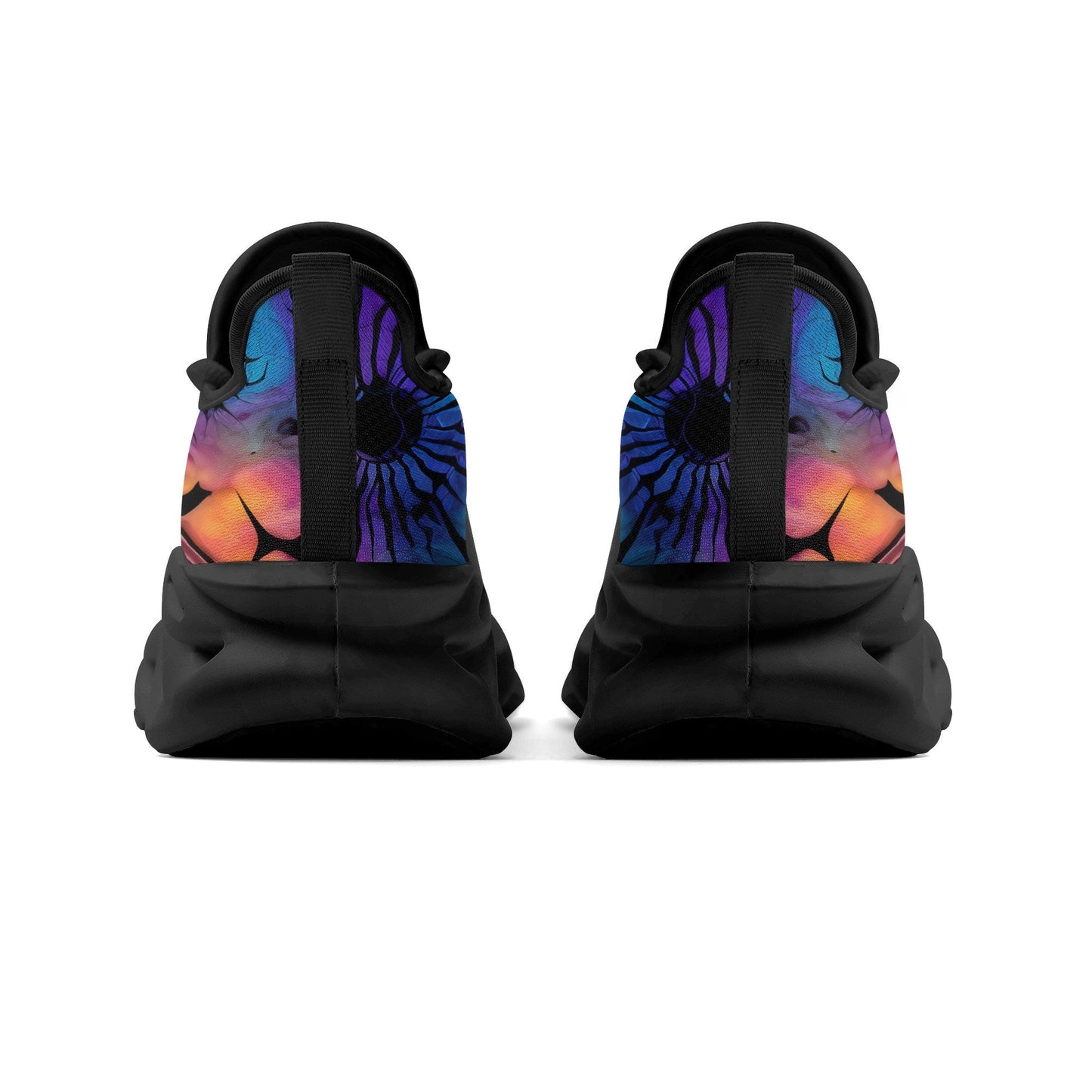 meeshy AIR Athletic Sneaker - Gothic Tie Dye v4 - Damen Sneaker JLR Design