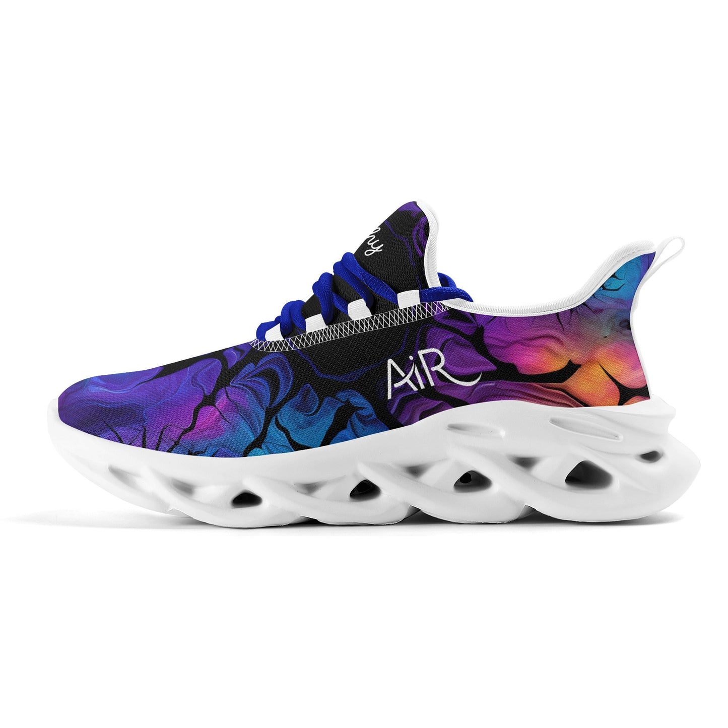 meeshy AIR Athletic Sneaker - Gothic Tie Dye v4 - Damen Sneaker JLR Design