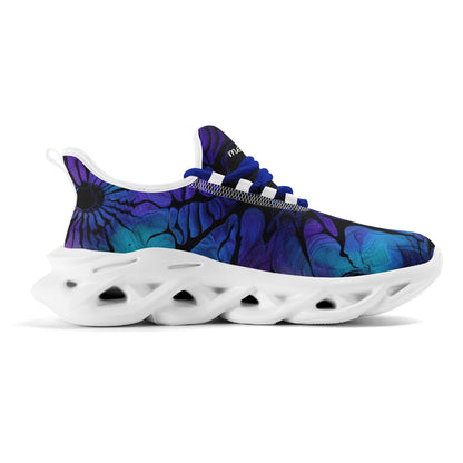 meeshy AIR Athletic Sneaker - Gothic Tie Dye v4 - Damen Sneaker JLR Design