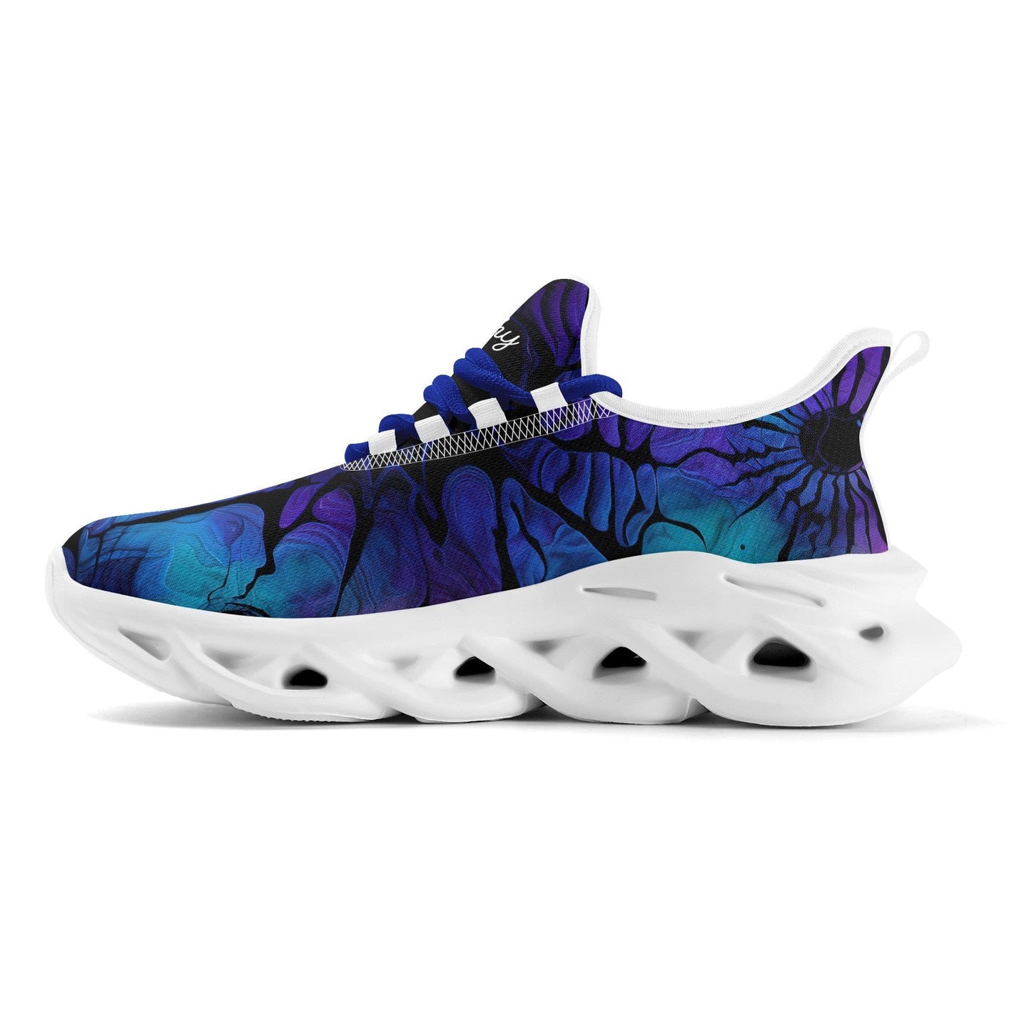 meeshy AIR Athletic Sneaker - Gothic Tie Dye v4 - Damen Sneaker JLR Design