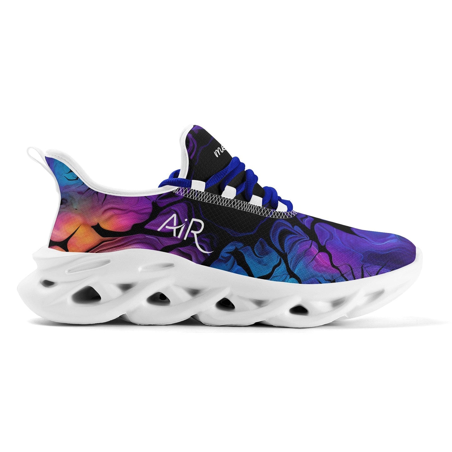 meeshy AIR Athletic Sneaker - Gothic Tie Dye v4 - Damen Sneaker JLR Design
