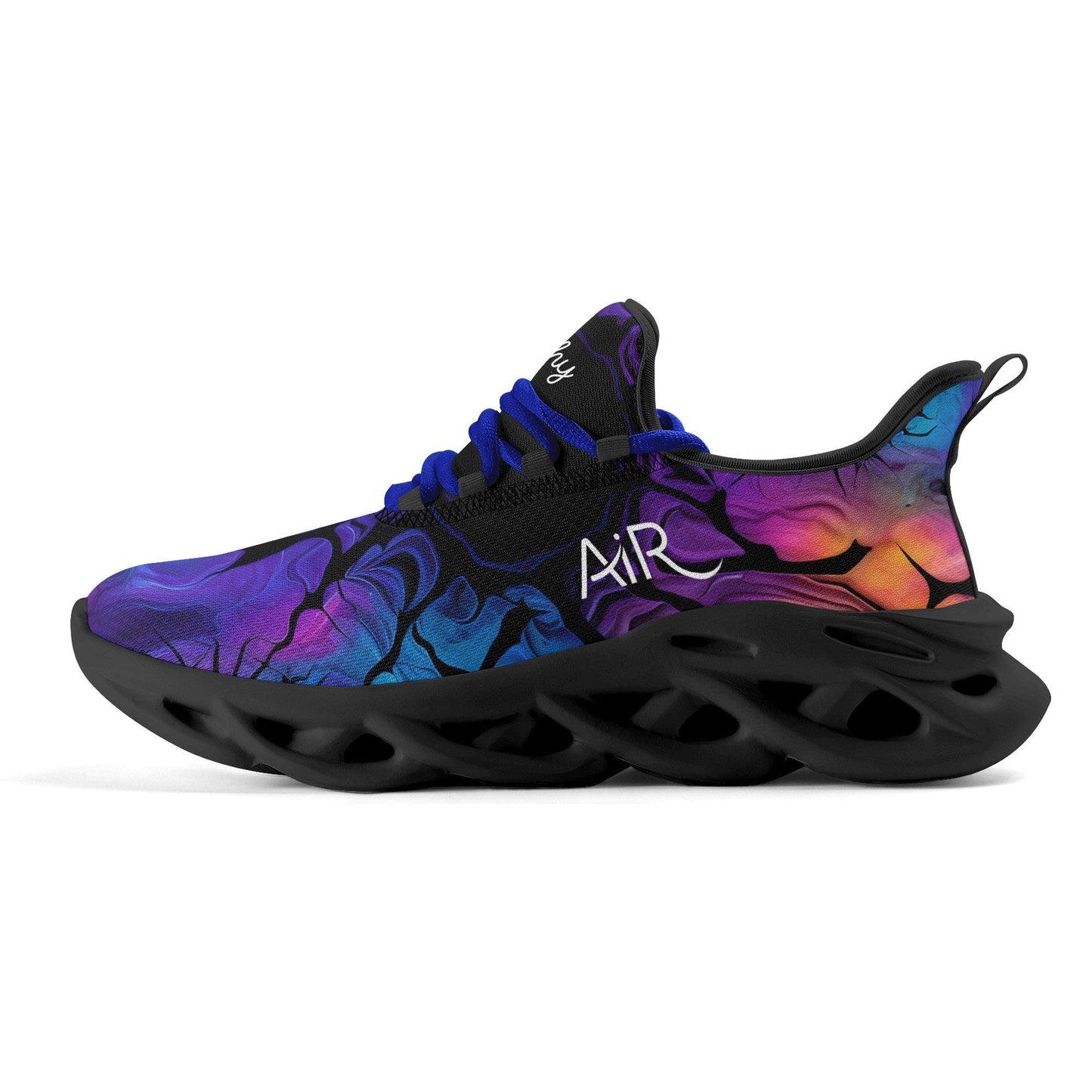 meeshy AIR Athletic Sneaker - Gothic Tie Dye v4 - Damen Sneaker JLR Design