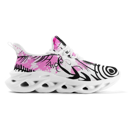 meeshy AIR Athletic Sneaker - Graffiti Flowers v1 - Damen Sneaker JLR Design