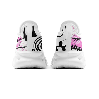 meeshy AIR Athletic Sneaker - Graffiti Flowers v1 - Damen Sneaker JLR Design