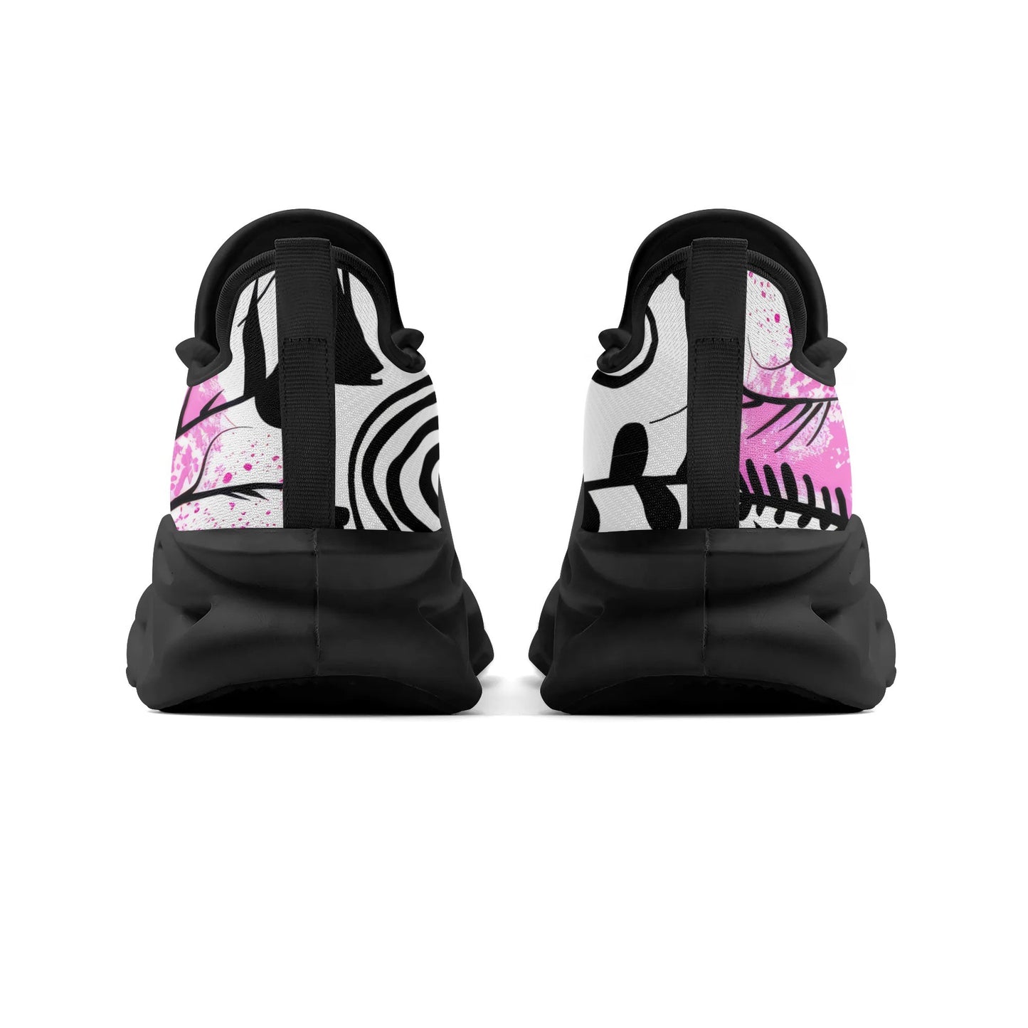 meeshy AIR Athletic Sneaker - Graffiti Flowers v1 - Herren Sneaker JLR Design