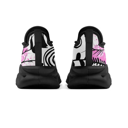 meeshy AIR Athletic Sneaker - Graffiti Flowers v1 - Herren Sneaker JLR Design