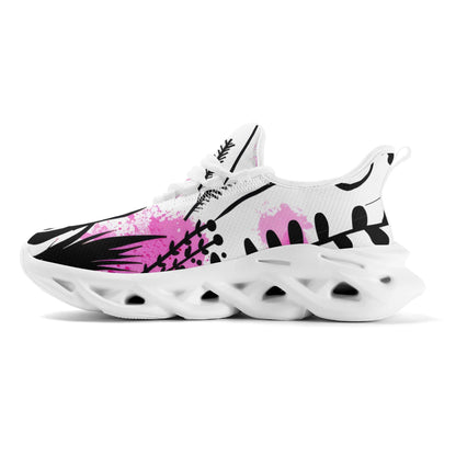 meeshy AIR Athletic Sneaker - Graffiti Flowers v1 - Herren Sneaker JLR Design