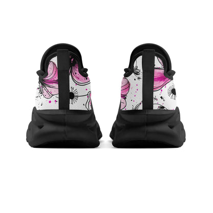 meeshy AIR Athletic Sneaker - Graffiti Flowers v2 - Damen Sneaker JLR Design