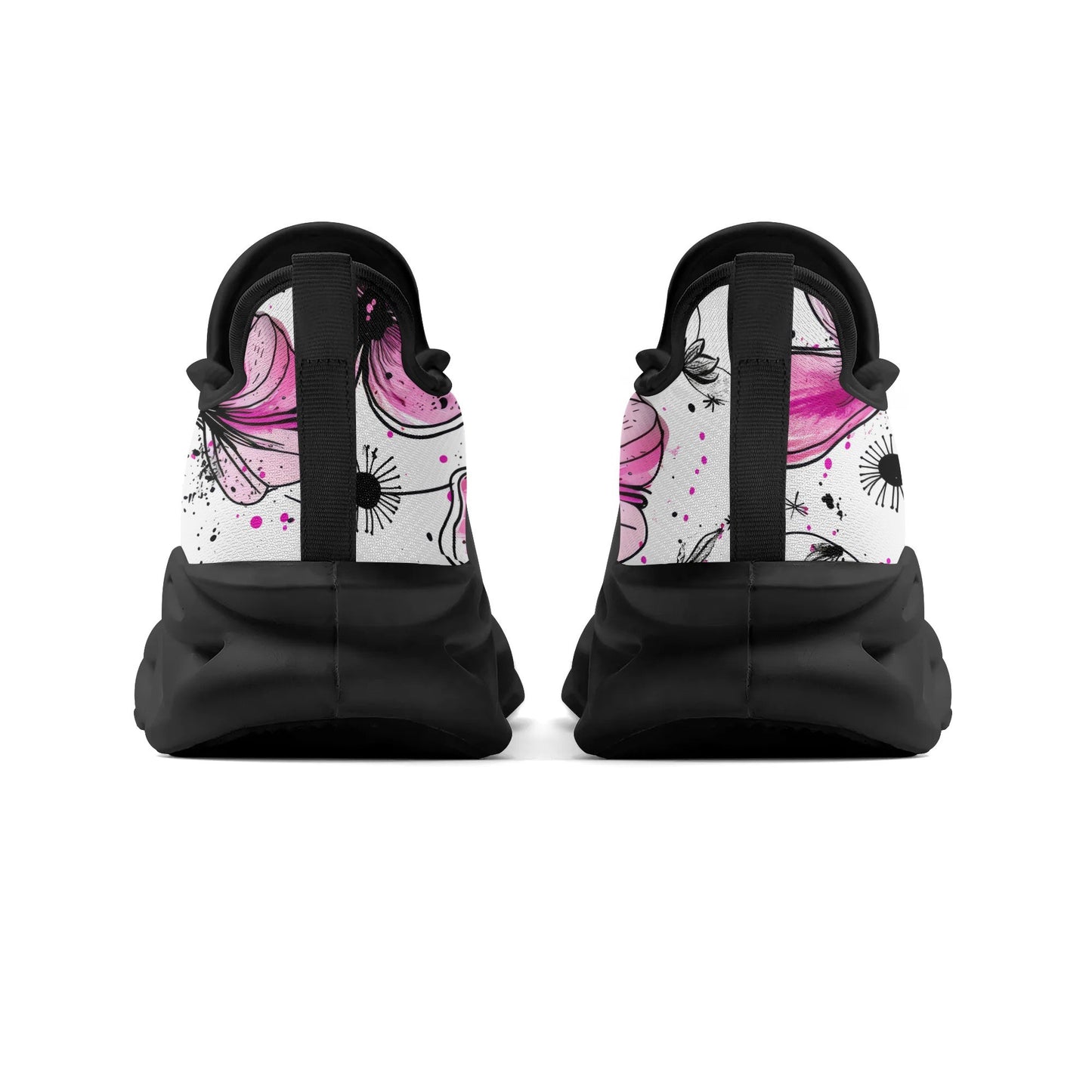 meeshy AIR Athletic Sneaker - Graffiti Flowers v2 - Herren Sneaker JLR Design