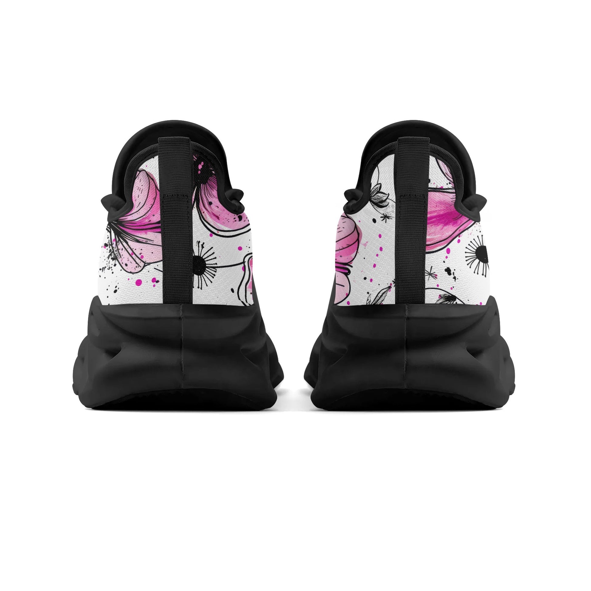 meeshy AIR Athletic Sneaker - Graffiti Flowers v2 - Herren Sneaker JLR Design