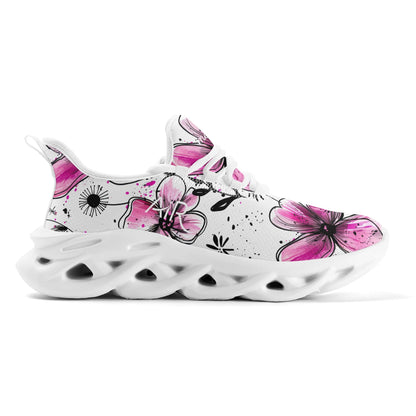 meeshy AIR Athletic Sneaker - Graffiti Flowers v2 - Herren Sneaker JLR Design