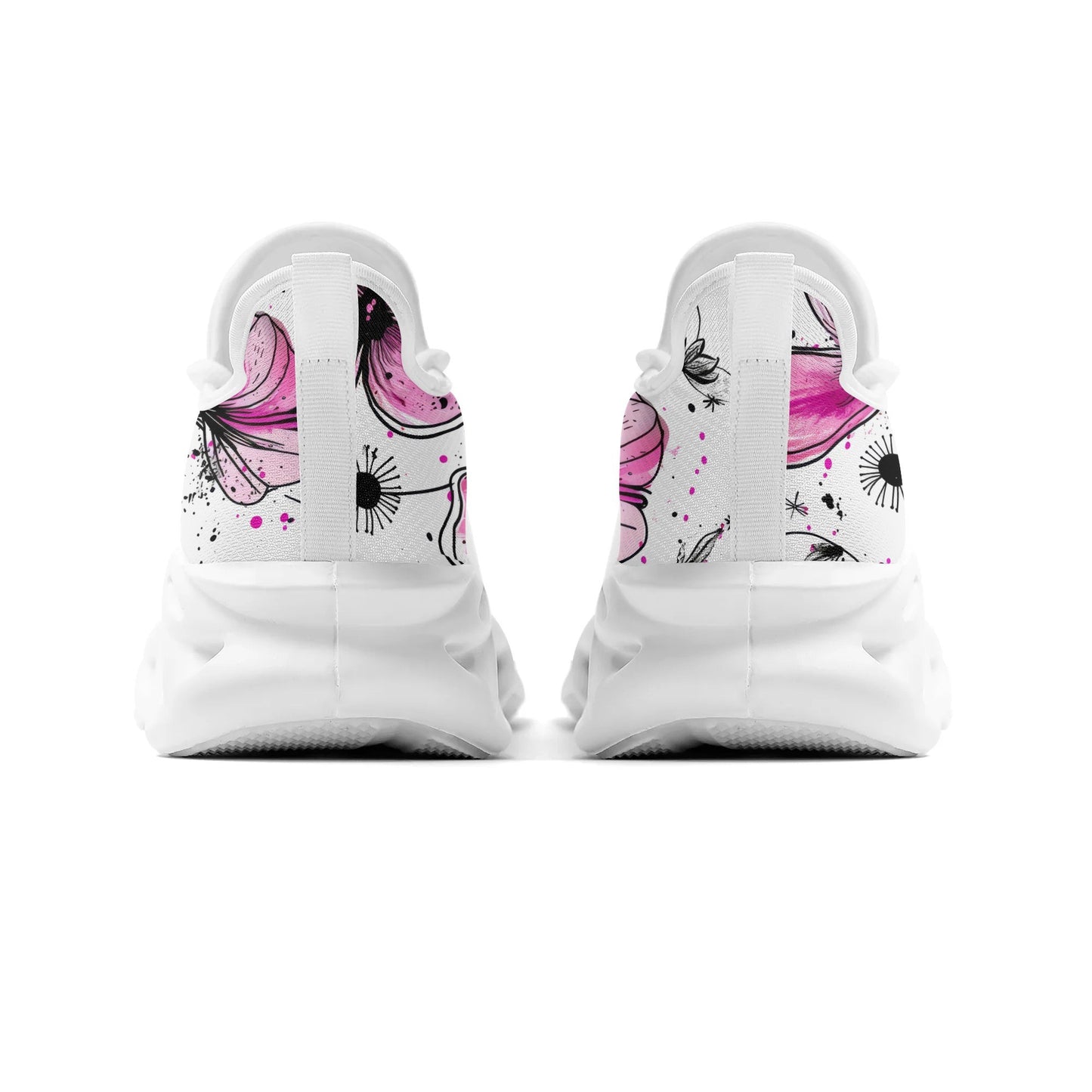 meeshy AIR Athletic Sneaker - Graffiti Flowers v2 - Herren Sneaker JLR Design