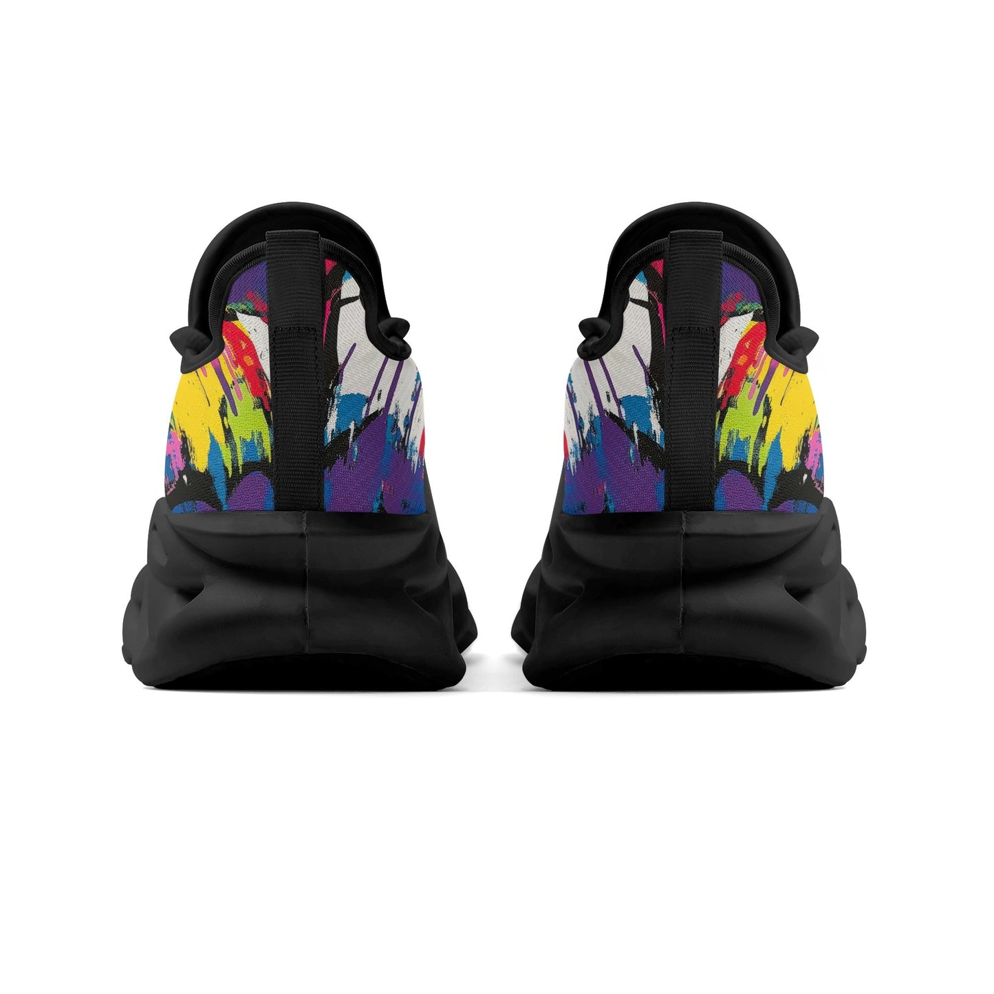 meeshy AIR Athletic Sneaker - Graffiti Hearts v1 - Damen Sneaker JLR Design