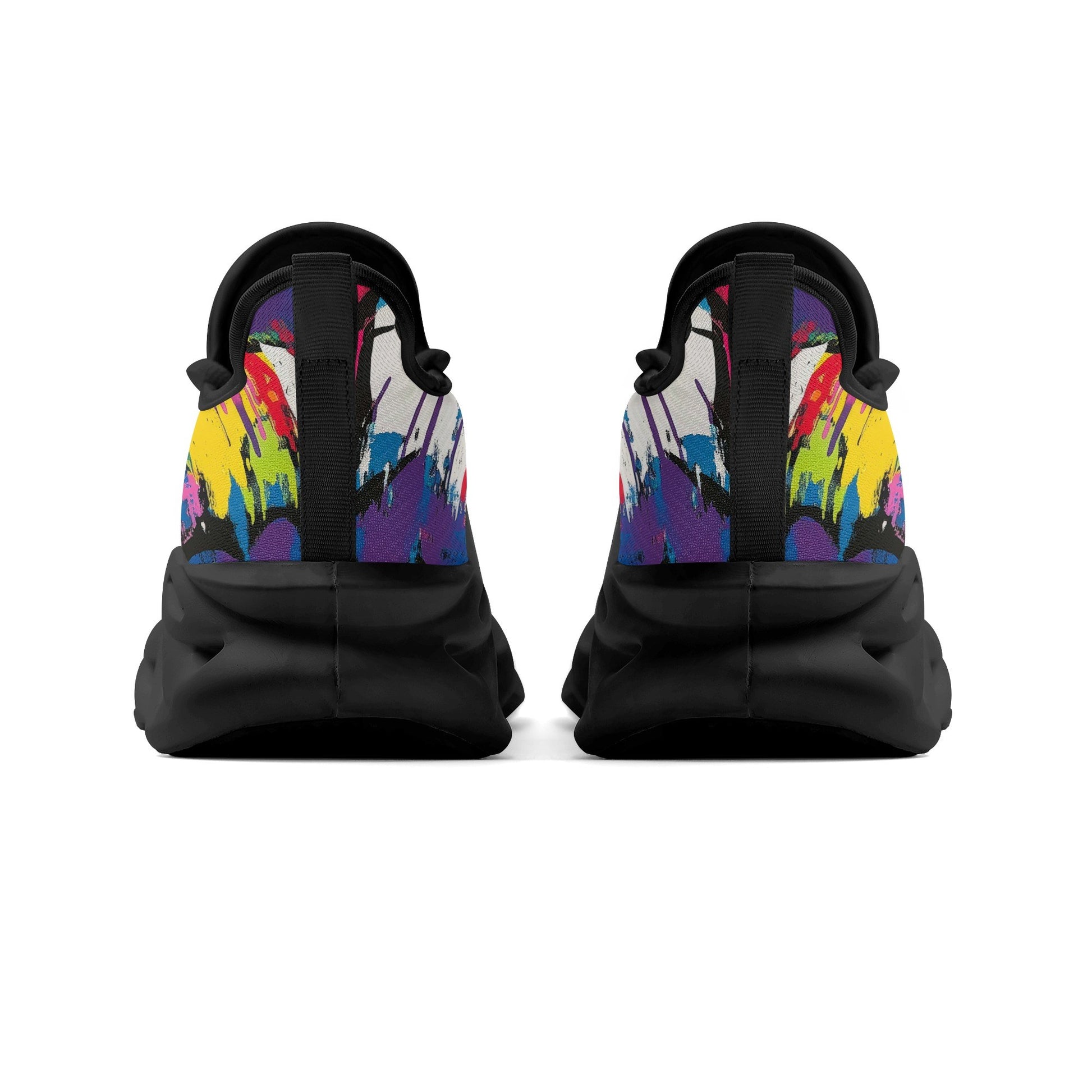 meeshy AIR Athletic Sneaker - Graffiti Hearts v1 - Damen Sneaker JLR Design