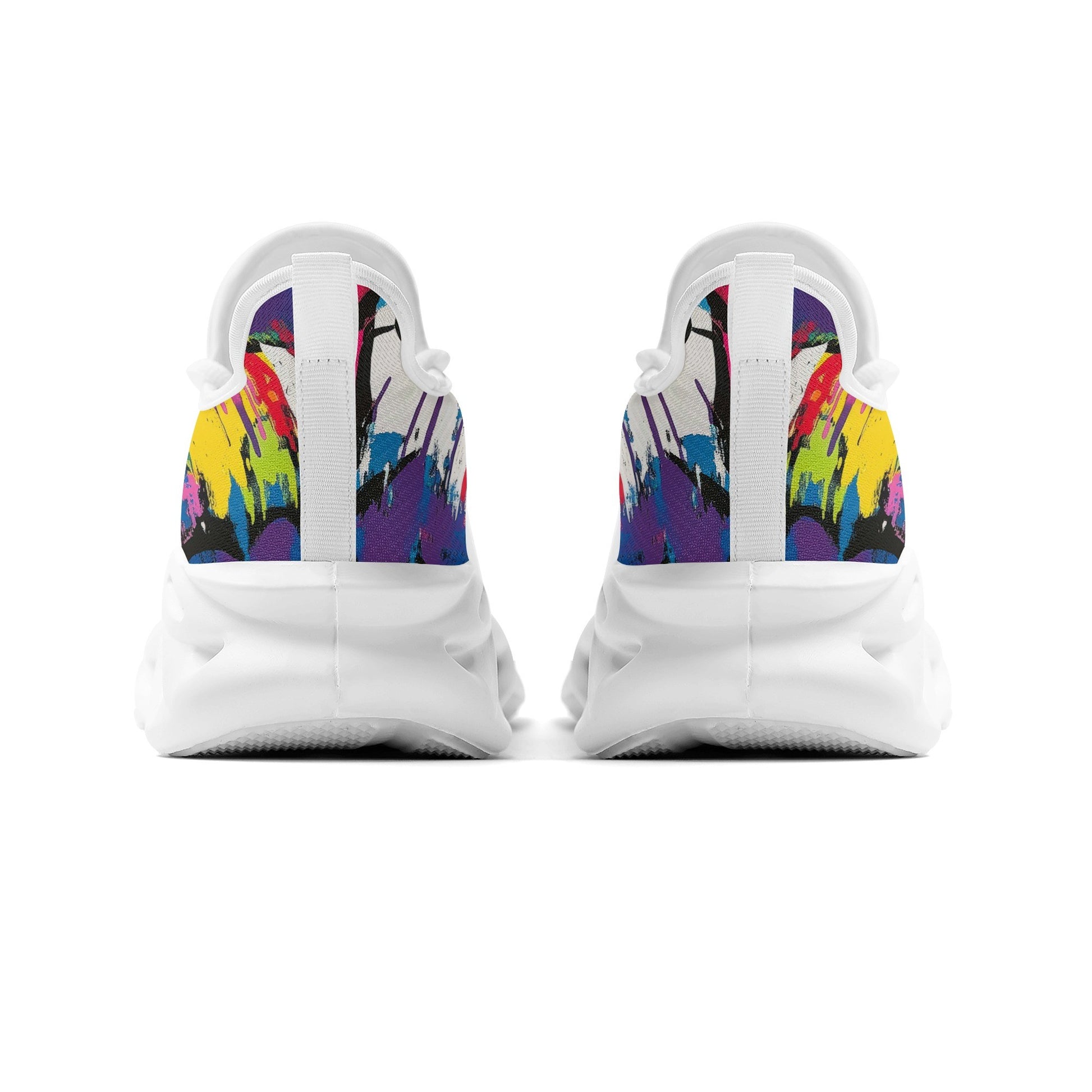 meeshy AIR Athletic Sneaker - Graffiti Hearts v1 - Herren Sneaker JLR Design