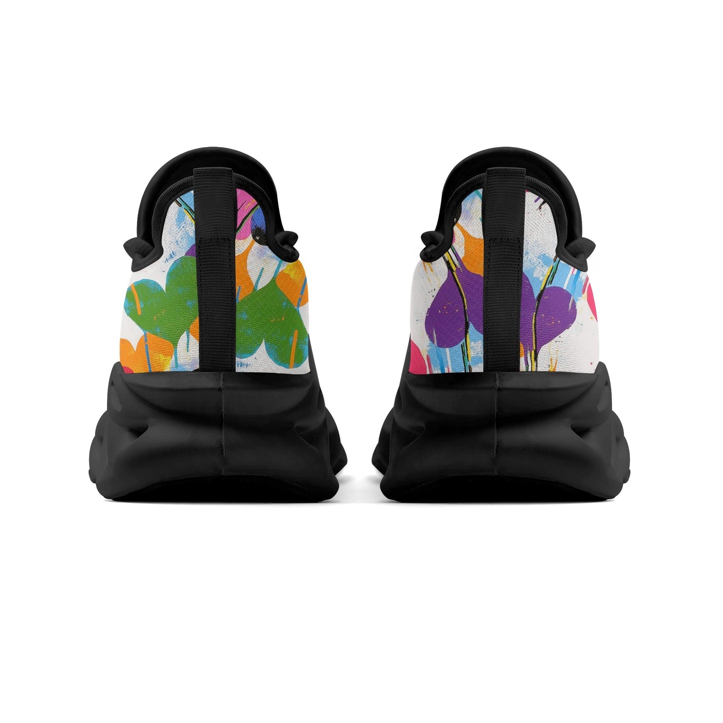 meeshy AIR Athletic Sneaker - Graffiti Hearts v2 - Herren Sneaker JLR Design