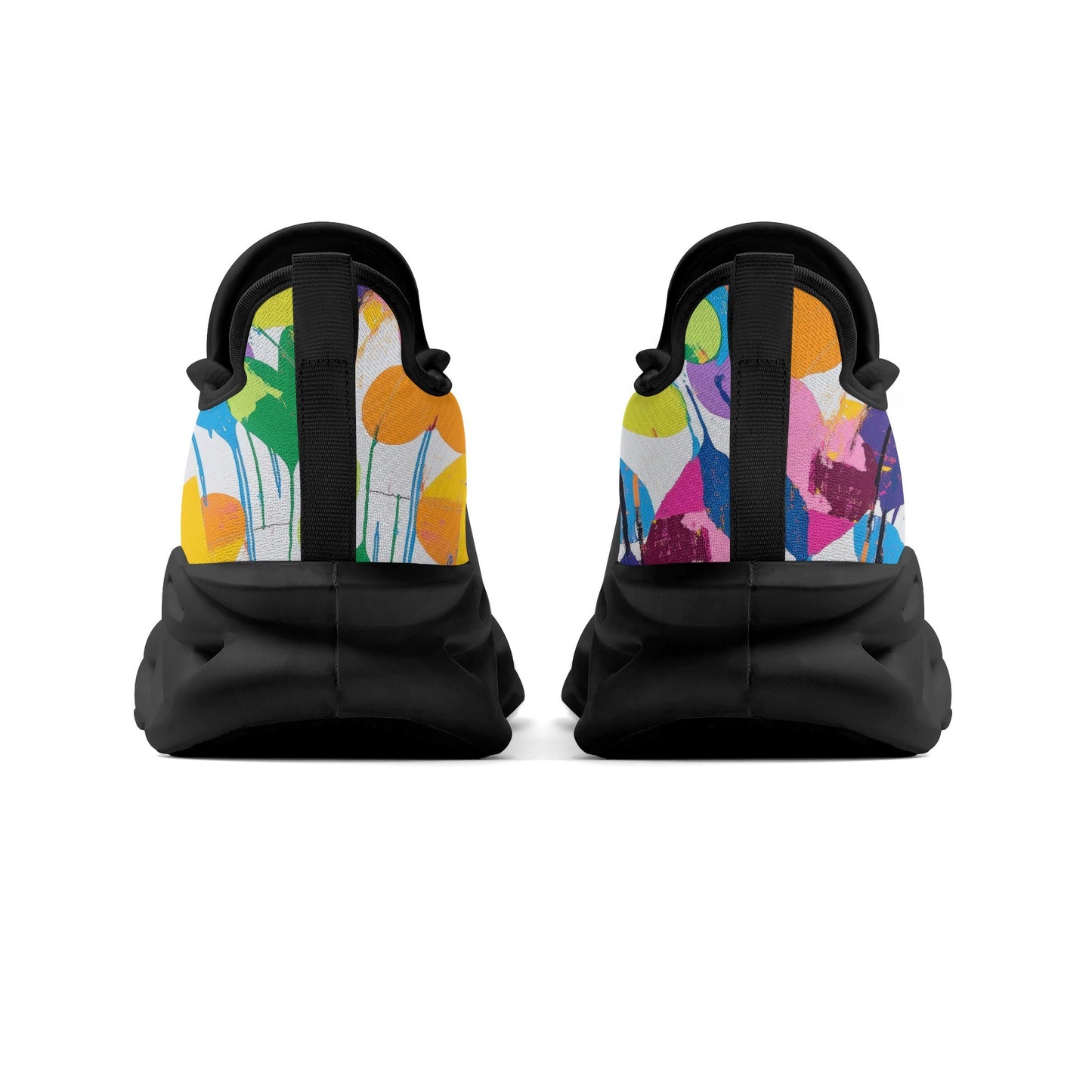 meeshy AIR Athletic Sneaker - Graffiti Hearts v3 - Herren Sneaker JLR Design