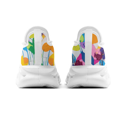 meeshy AIR Athletic Sneaker - Graffiti Hearts v3 - Herren Sneaker JLR Design