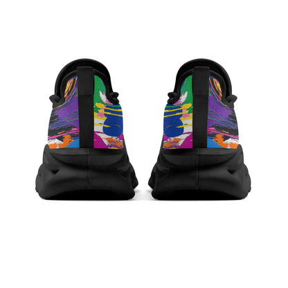meeshy AIR Athletic Sneaker - Graffiti Hearts v4 - Damen Sneaker JLR Design