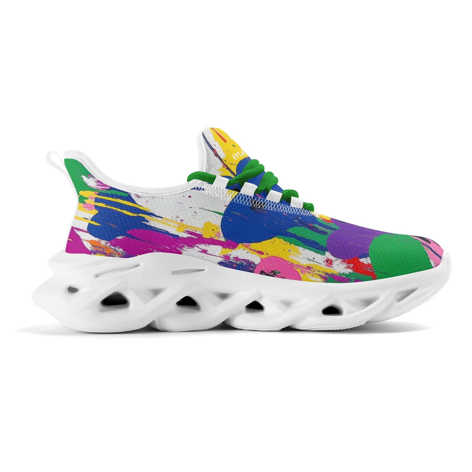 meeshy AIR Athletic Sneaker - Graffiti Hearts v4 - Damen Sneaker JLR Design