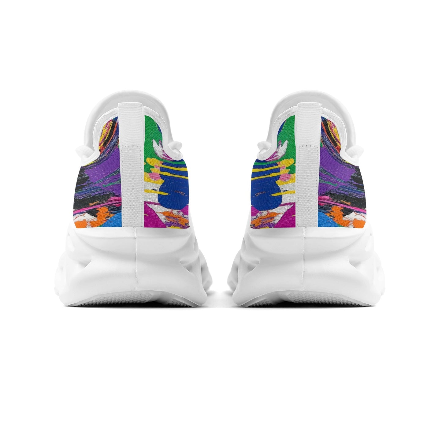 meeshy AIR Athletic Sneaker - Graffiti Hearts v4 - Damen Sneaker JLR Design