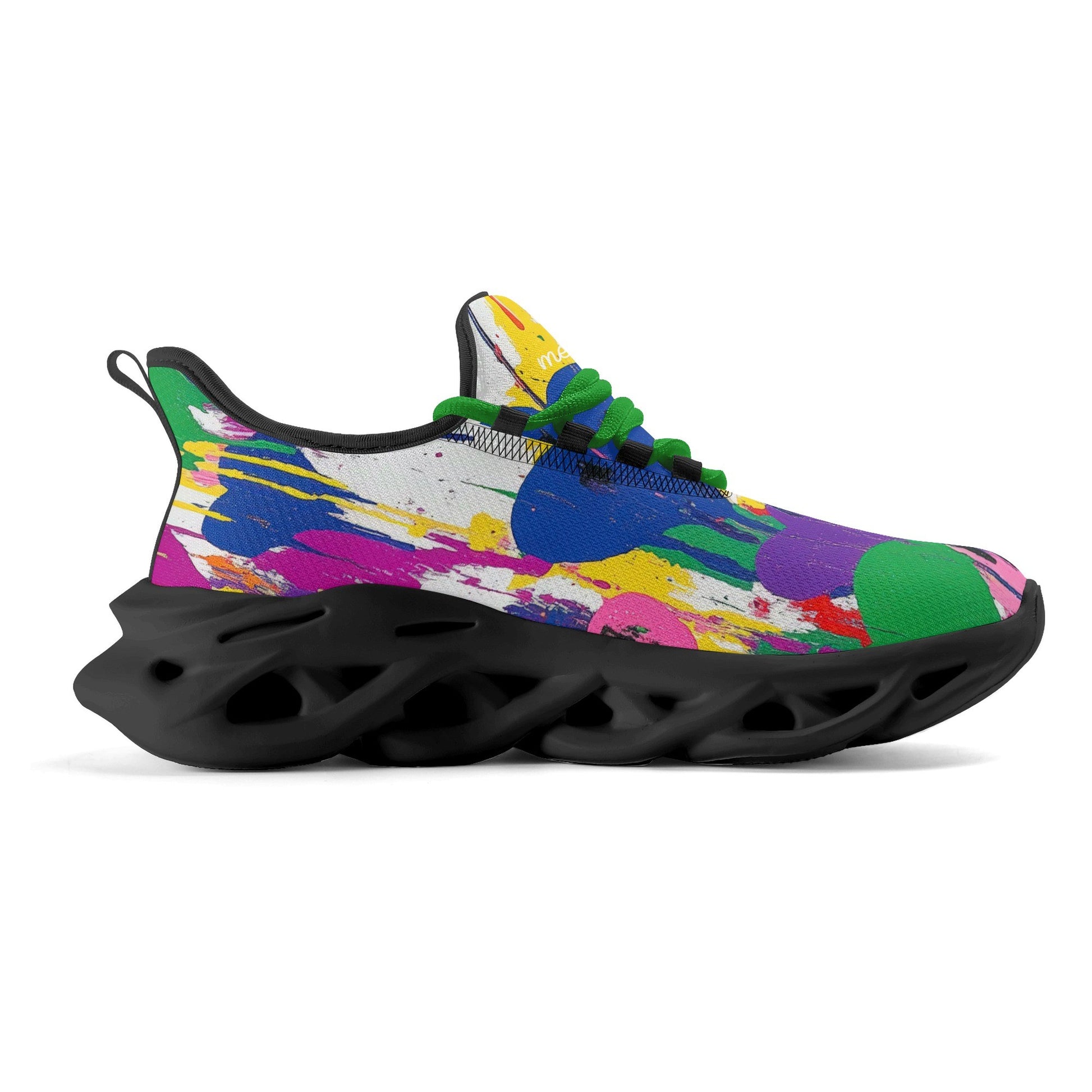 meeshy AIR Athletic Sneaker - Graffiti Hearts v4 - Herren Sneaker JLR Design