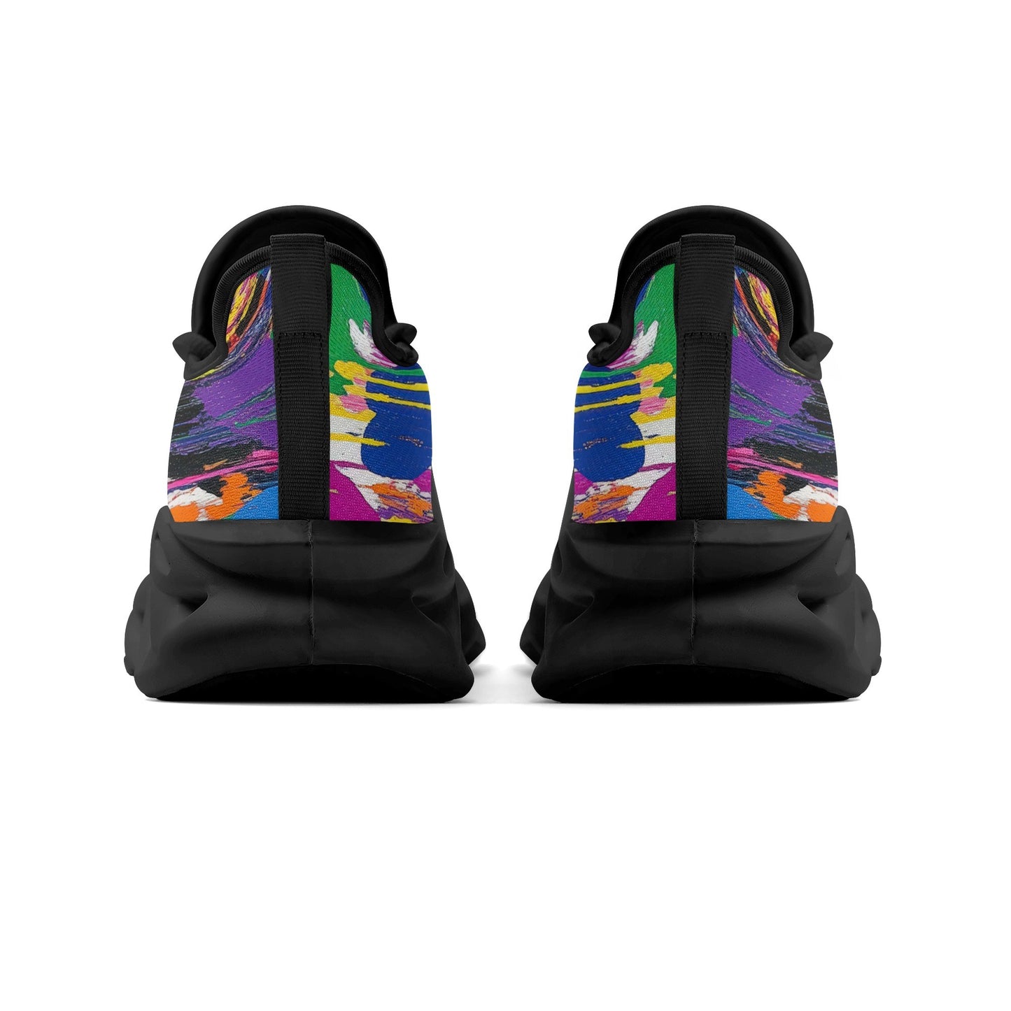 meeshy AIR Athletic Sneaker - Graffiti Hearts v4 - Herren Sneaker JLR Design