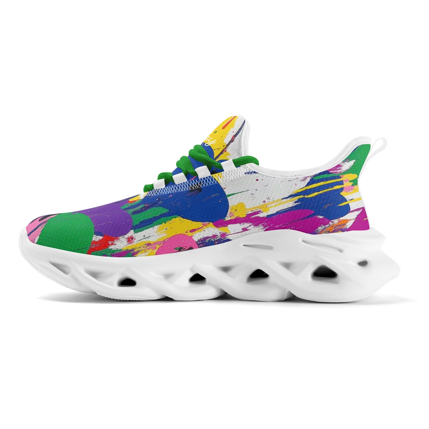 meeshy AIR Athletic Sneaker - Graffiti Hearts v4 - Herren Sneaker JLR Design