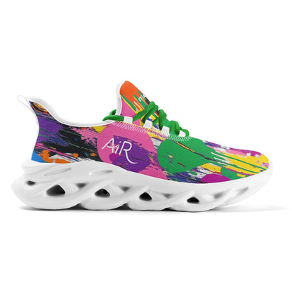 meeshy AIR Athletic Sneaker - Graffiti Hearts v4 - Herren Sneaker JLR Design