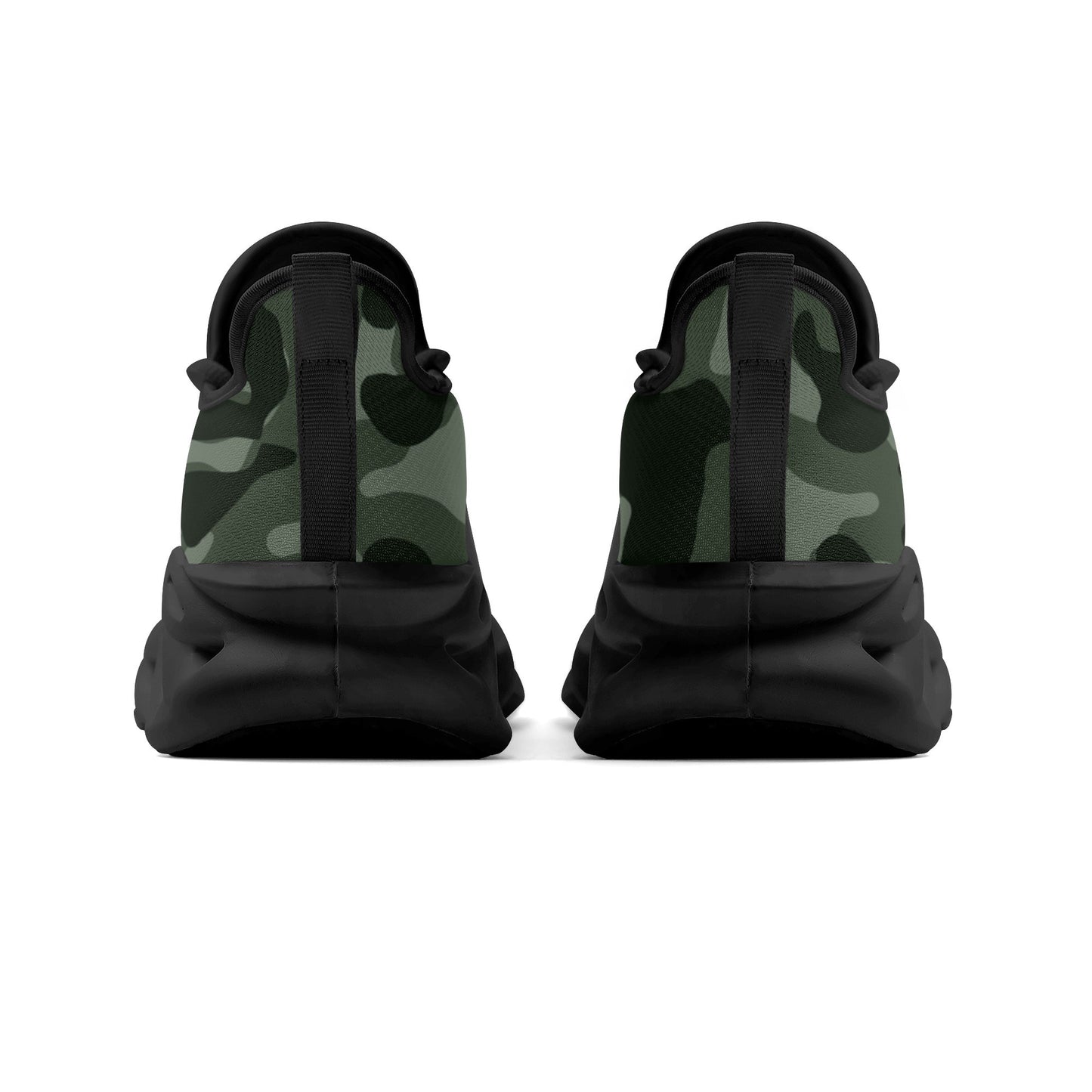 meeshy AIR Athletic Sneaker - Green Camouflage - Damen Sneaker JLR Design