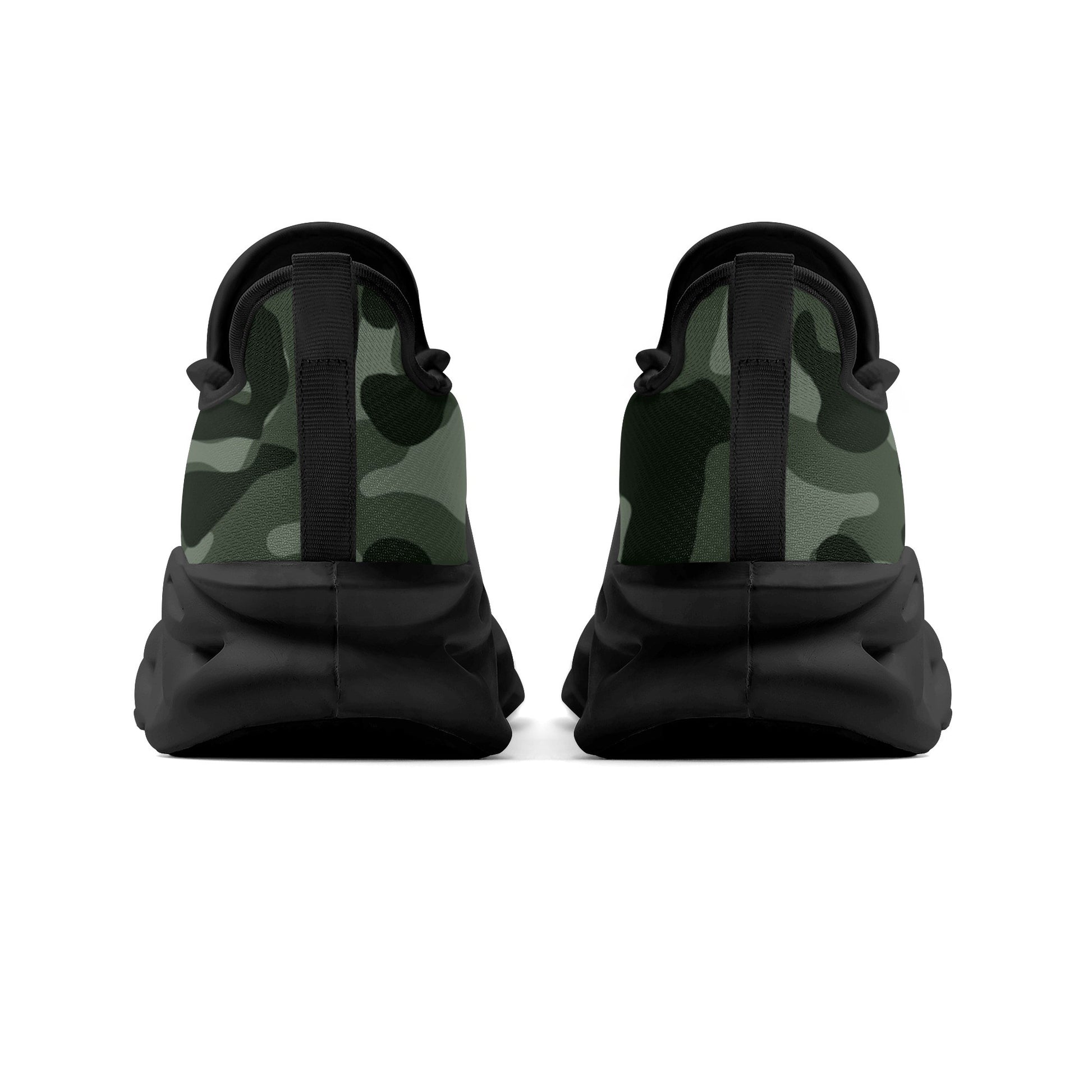 meeshy AIR Athletic Sneaker - Green Camouflage - Damen Sneaker JLR Design