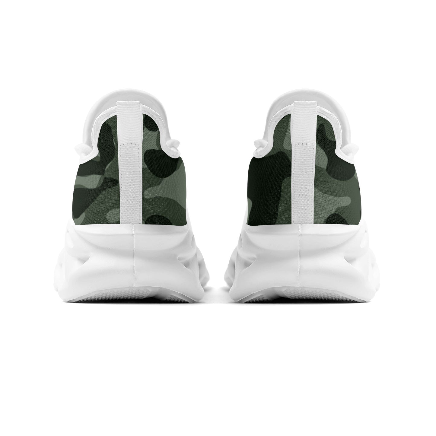 meeshy AIR Athletic Sneaker - Green Camouflage - Damen Sneaker JLR Design