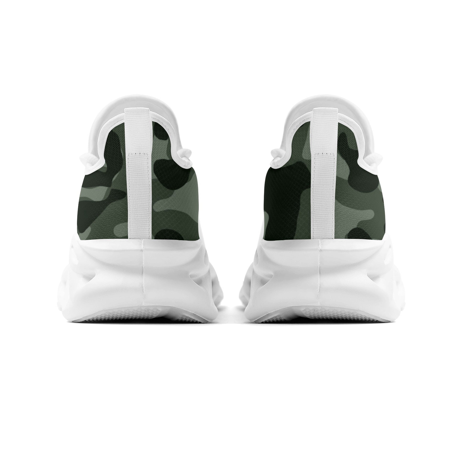 meeshy AIR Athletic Sneaker - Green Camouflage - Damen Sneaker JLR Design