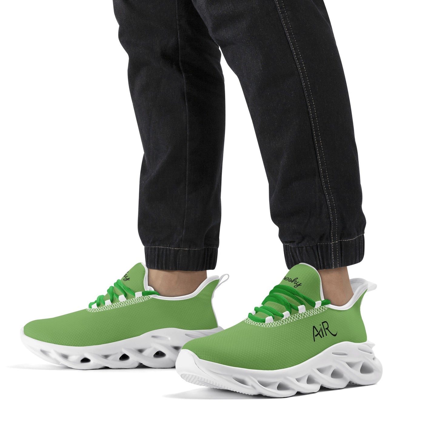 meeshy AIR Athletic Sneaker - Grün - Herren Sneaker JLR Design