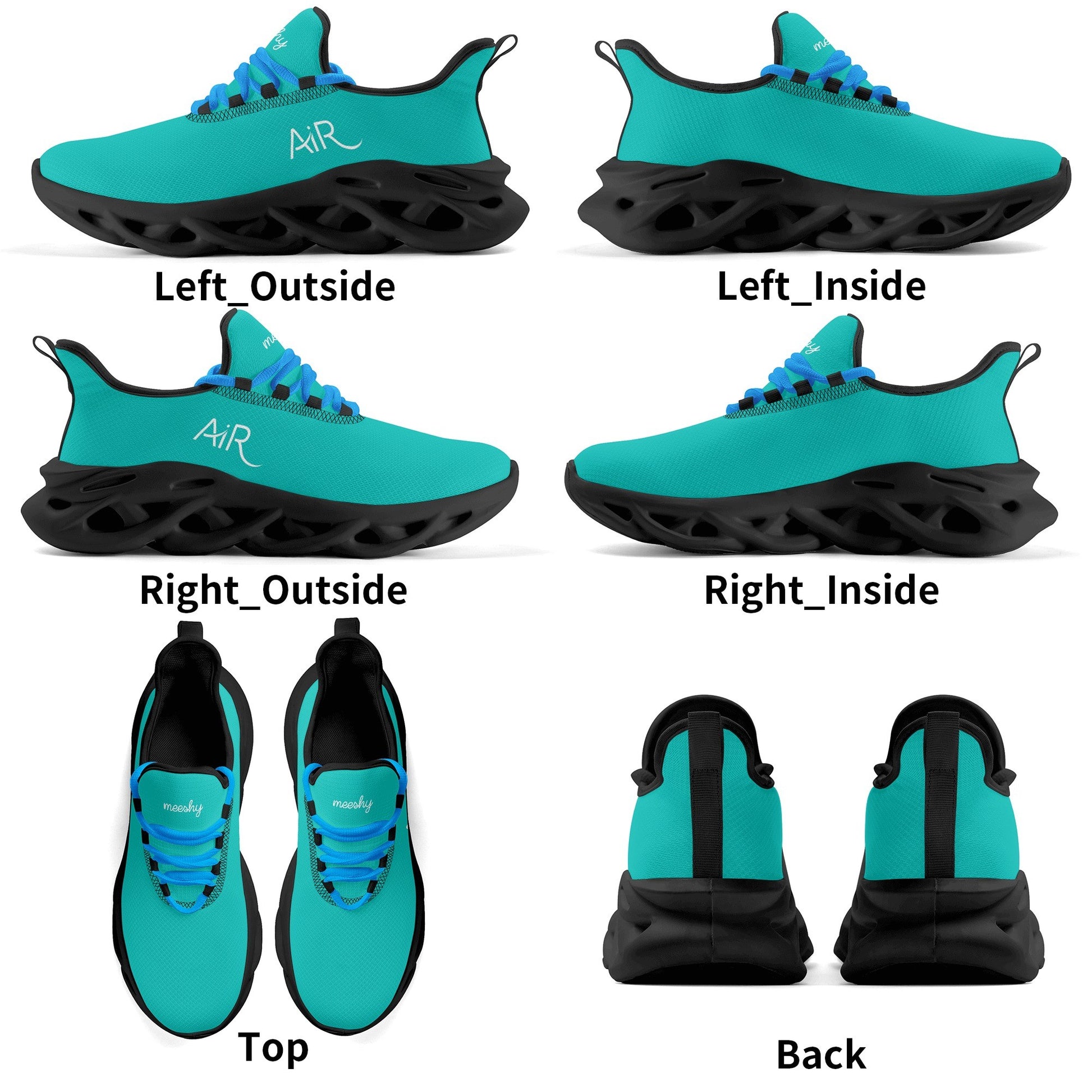 meeshy AIR Athletic Sneaker - Iris Blue - Damen Sneaker JLR Design