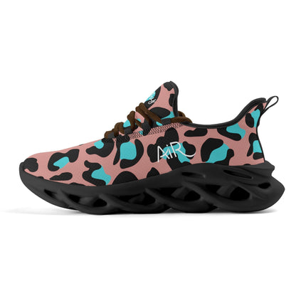 meeshy AIR Athletic Sneaker - Leopard Blau - Damen Sneaker JLR Design