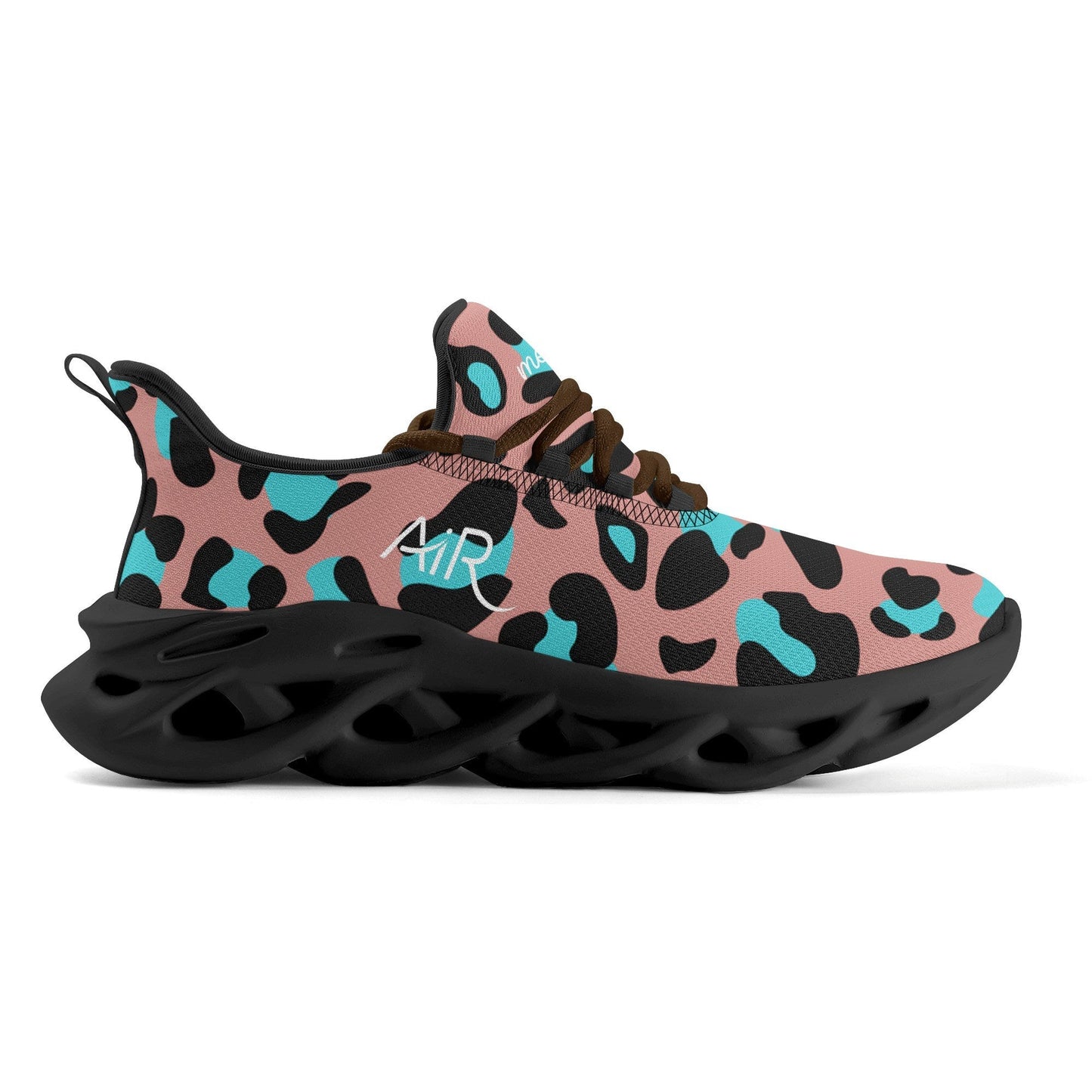 meeshy AIR Athletic Sneaker - Leopard Blau - Damen Sneaker JLR Design