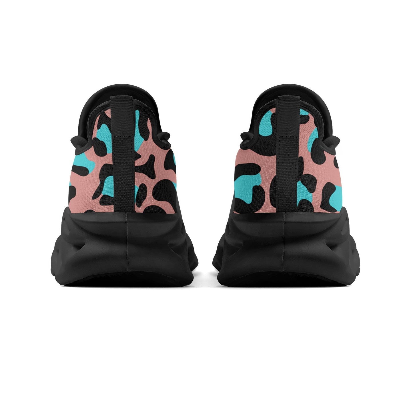meeshy AIR Athletic Sneaker - Leopard Blau - Damen Sneaker JLR Design