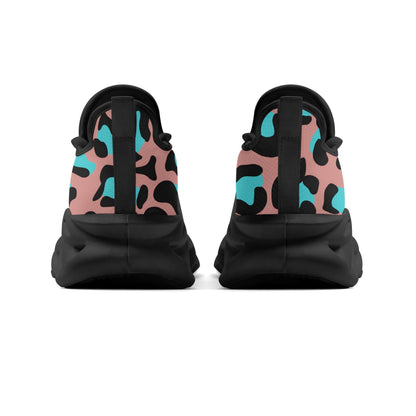 meeshy AIR Athletic Sneaker - Leopard Blau - Damen Sneaker JLR Design