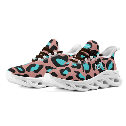 meeshy AIR Athletic Sneaker - Leopard Blau - Damen Sneaker JLR Design