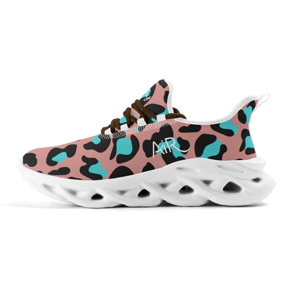 meeshy AIR Athletic Sneaker - Leopard Blau - Damen Sneaker JLR Design