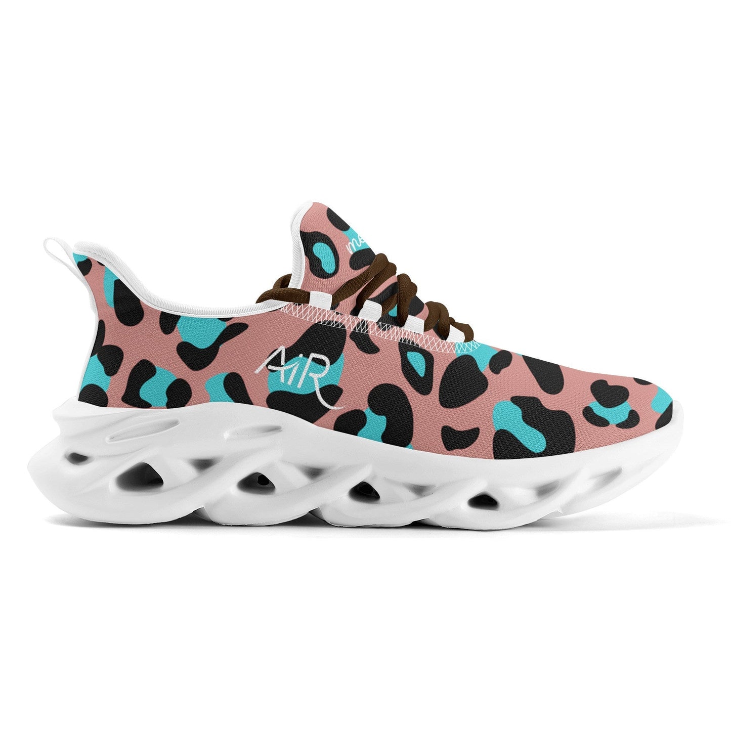 meeshy AIR Athletic Sneaker - Leopard Blau - Damen Sneaker JLR Design