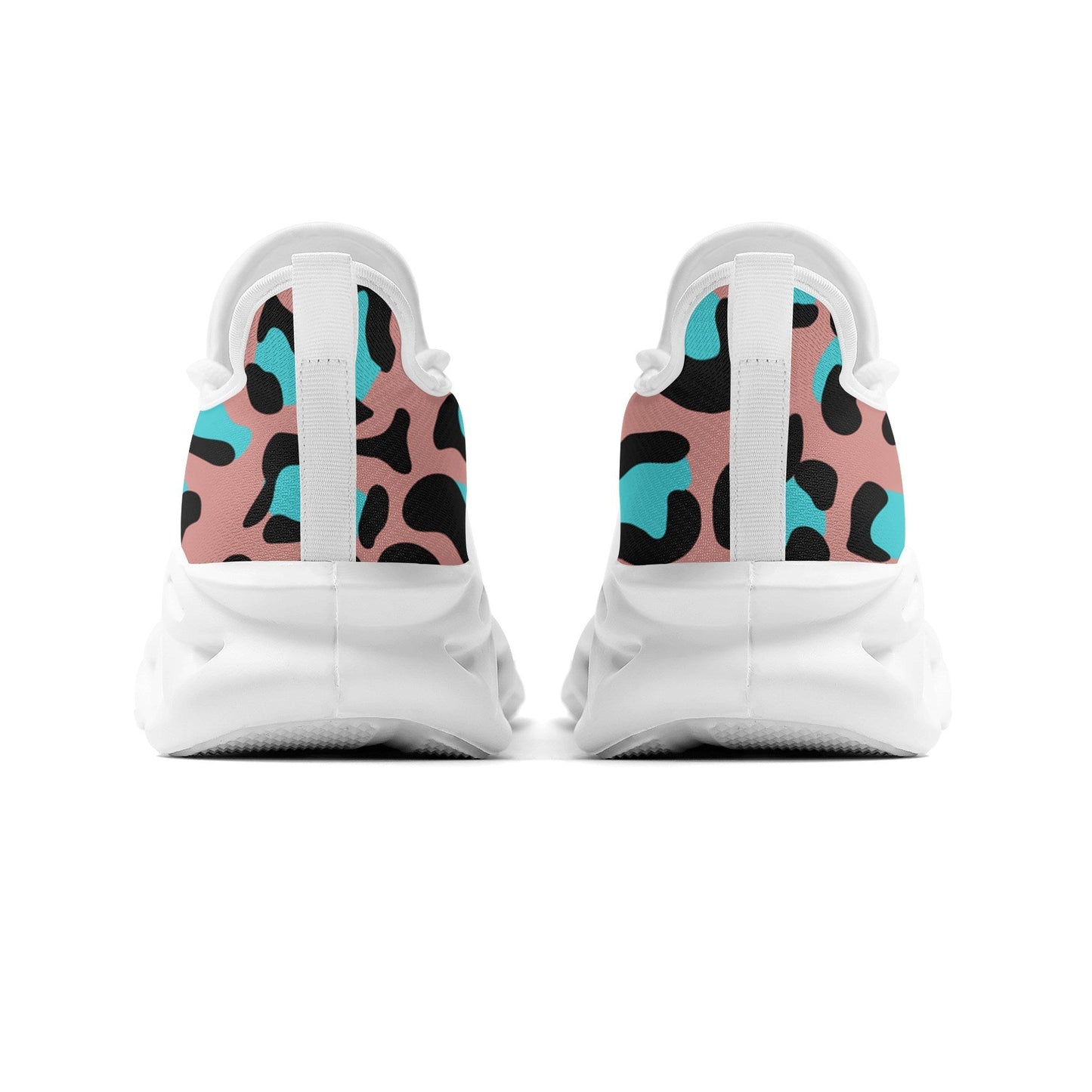 meeshy AIR Athletic Sneaker - Leopard Blau - Damen Sneaker JLR Design