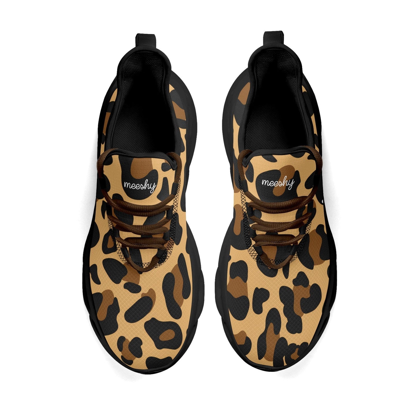 meeshy AIR Athletic Sneaker - Leopard Braun - Damen Sneaker JLR Design
