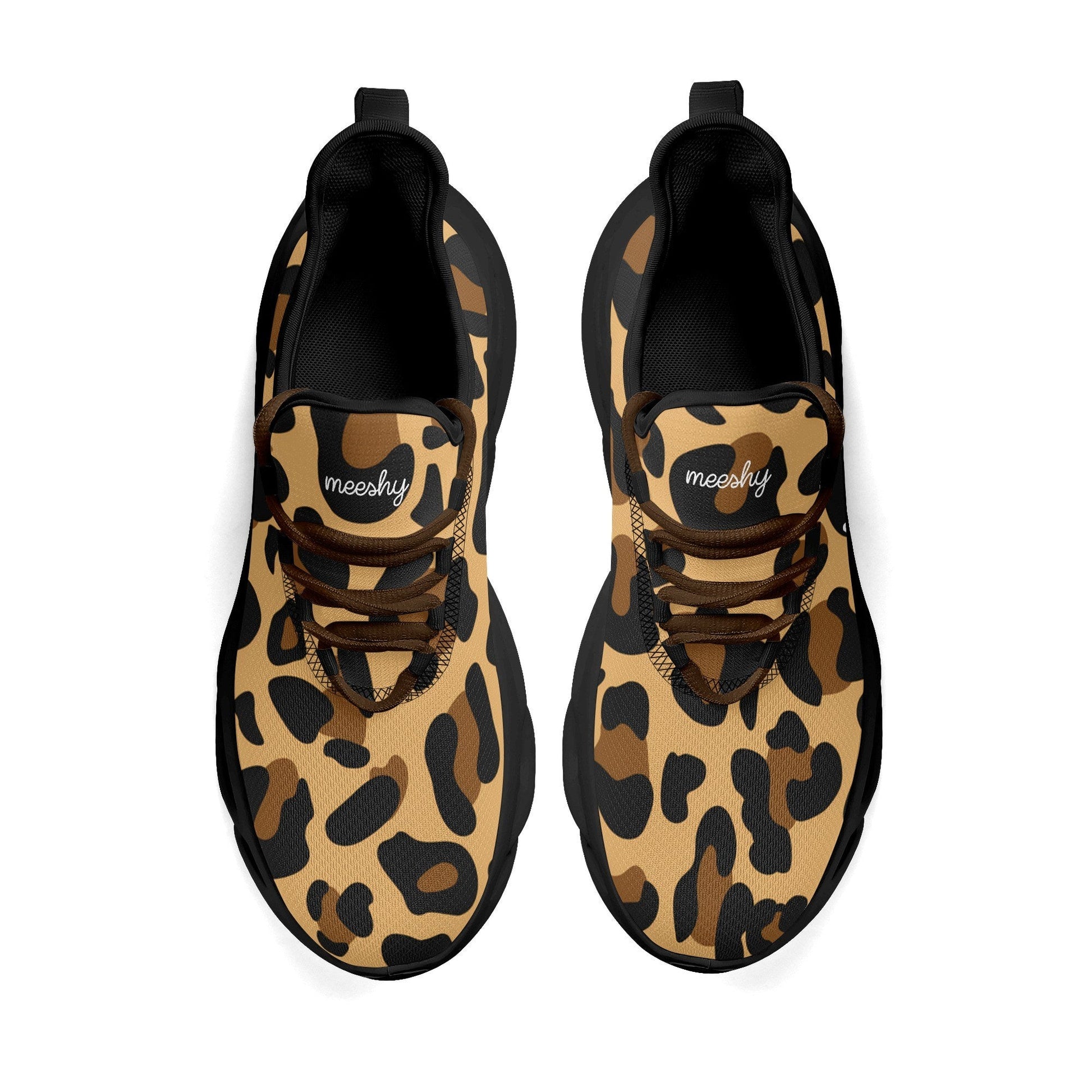 meeshy AIR Athletic Sneaker - Leopard Braun - Damen Sneaker JLR Design