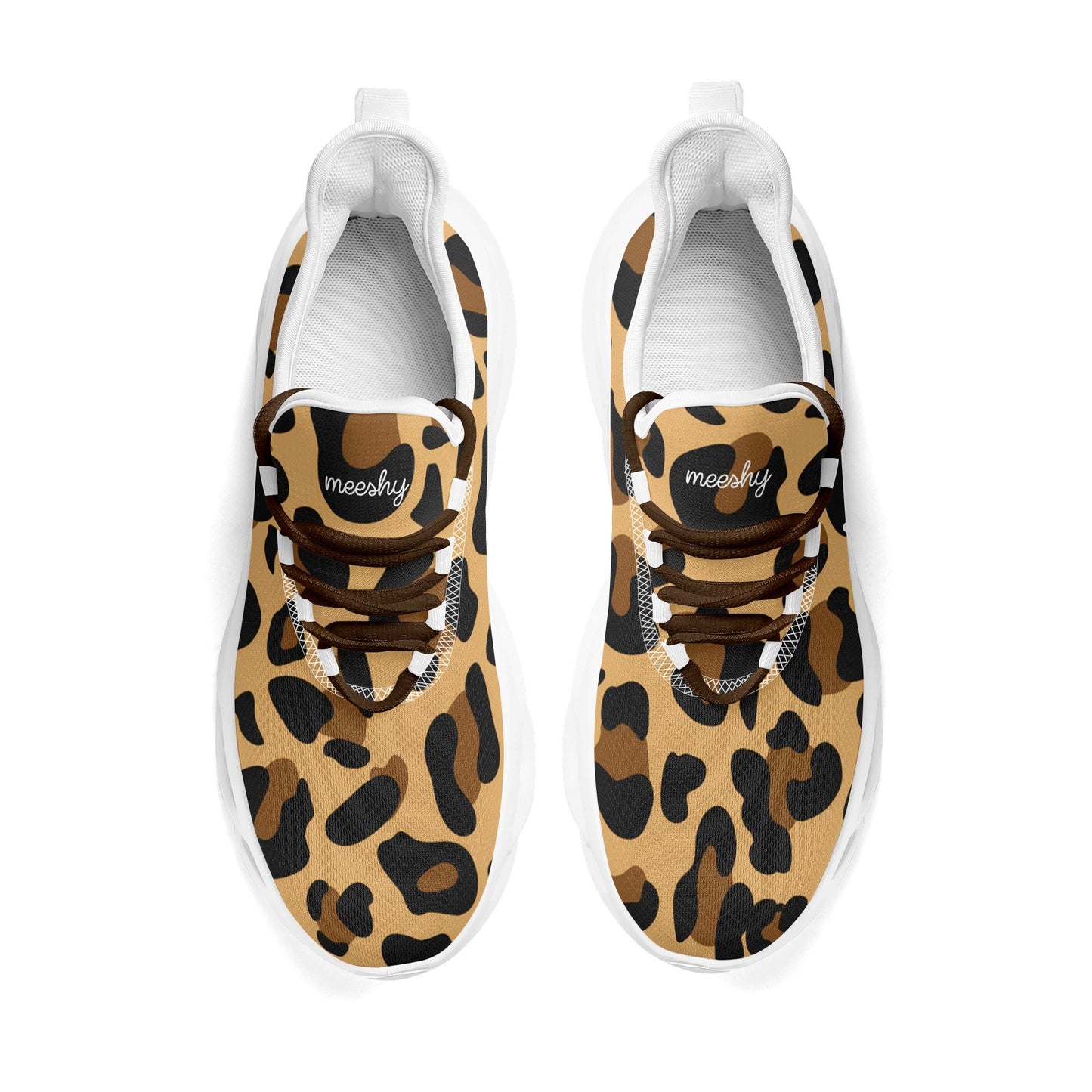 meeshy AIR Athletic Sneaker - Leopard Braun - Damen Sneaker JLR Design