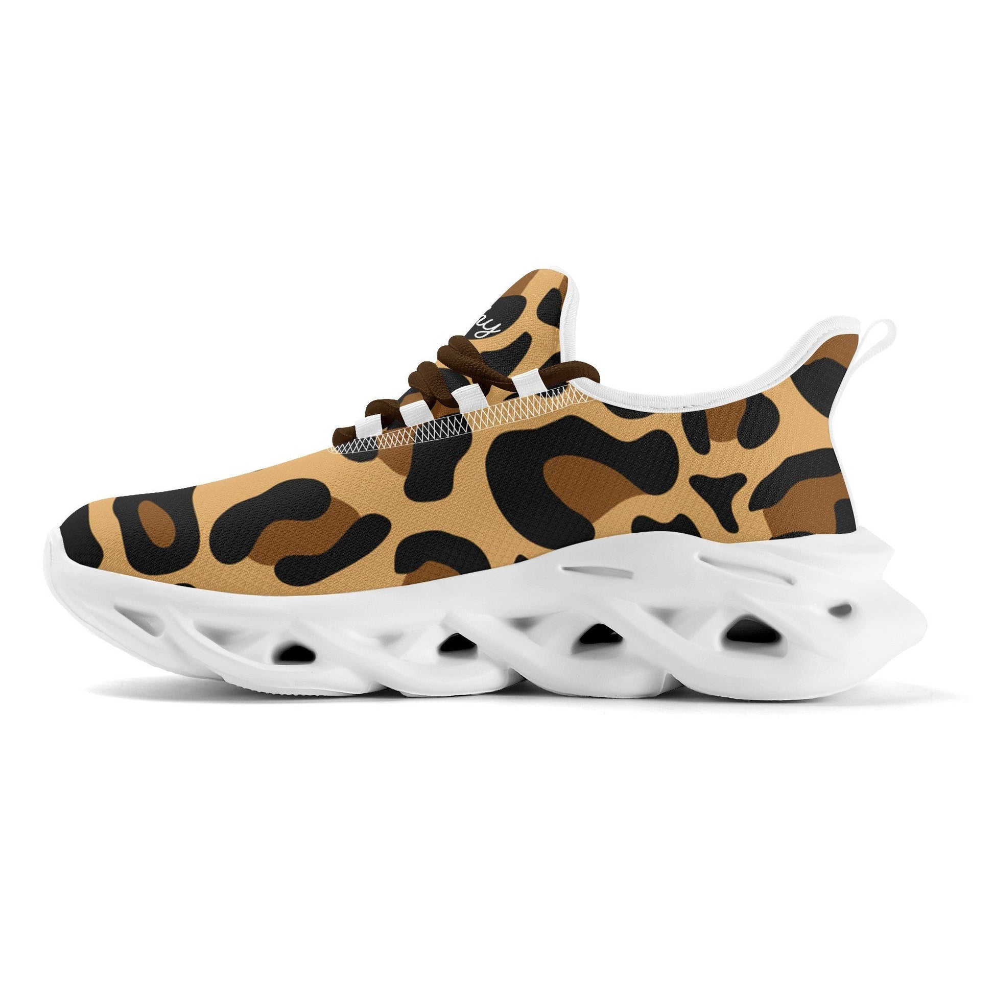 meeshy AIR Athletic Sneaker - Leopard Braun - Damen Sneaker JLR Design